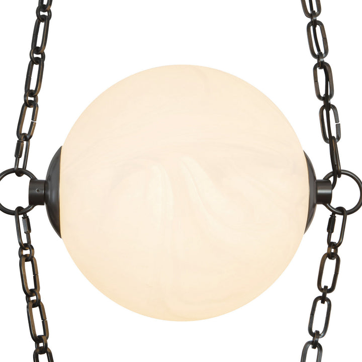 Alora Canada - CH372103UBCDG - LED Chandelier - Petra - Urban Bronze/Cloud Glass