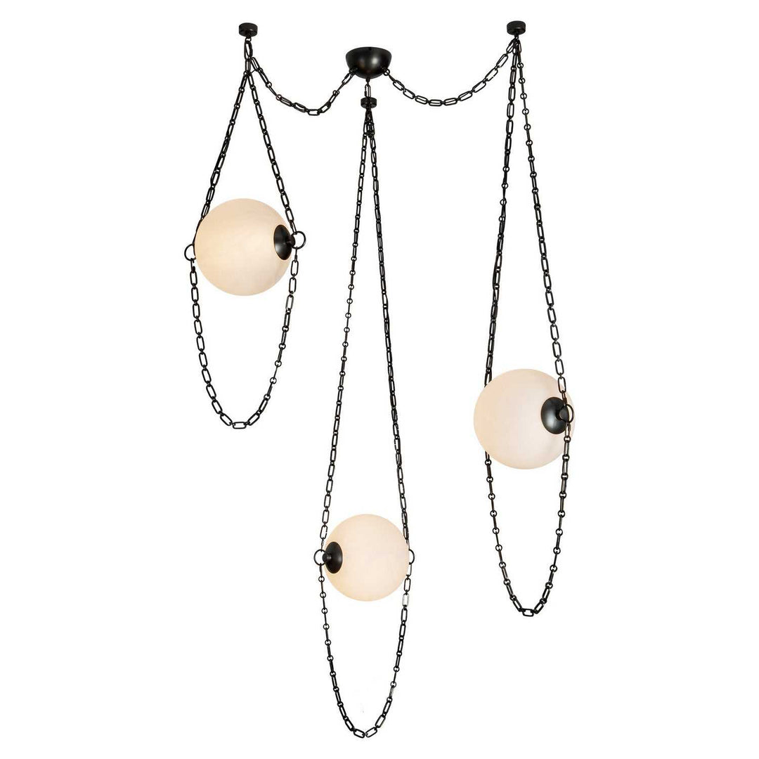 Alora Canada - CH372103UBCDG - LED Chandelier - Petra - Urban Bronze/Cloud Glass