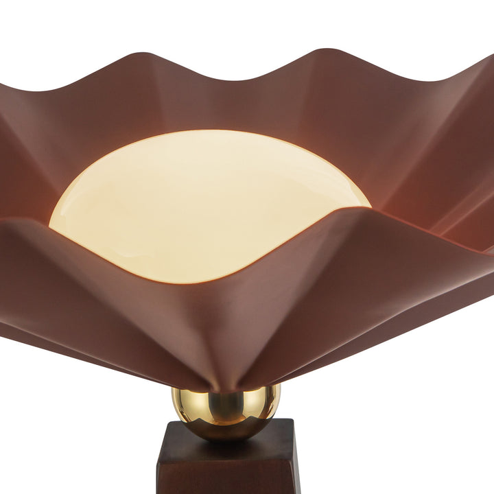 Alora Canada - FL354064BGD - One Light Floor Lamp - Furrow - Burgundy