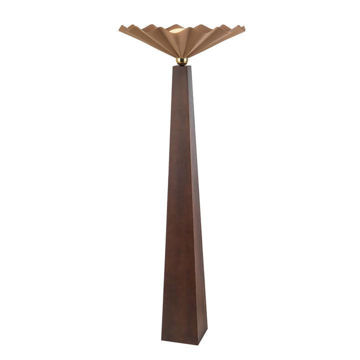 Alora Canada - FL354064PEC - One Light Floor Lamp - Furrow - Peach