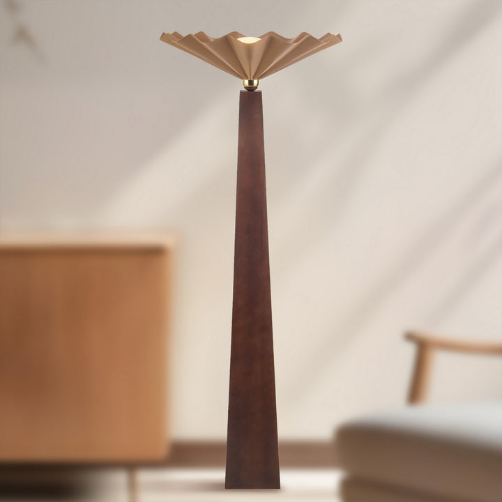 Alora Canada - FL354064PEC - One Light Floor Lamp - Furrow - Peach