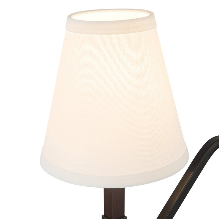 Alora Canada - FL445368MBWL - Three Light Floor Lamp - Sloan - Matte Black/White Linen