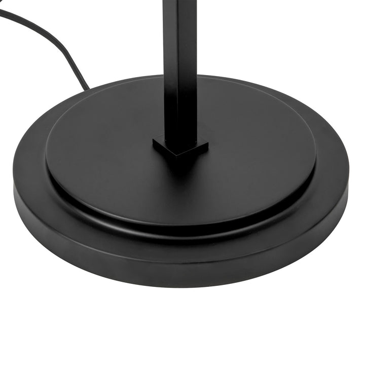 Alora Canada - FL445368MBWL - Three Light Floor Lamp - Sloan - Matte Black/White Linen