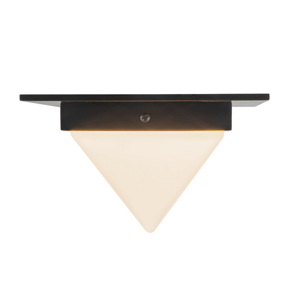 Alora Canada - FM345084UBOP - One Light Flush Mount - Mineral - Urban Bronze/Matte Opal Glass