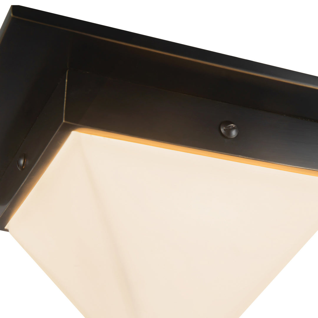 Alora Canada - FM345084UBOP - One Light Flush Mount - Mineral - Urban Bronze/Matte Opal Glass