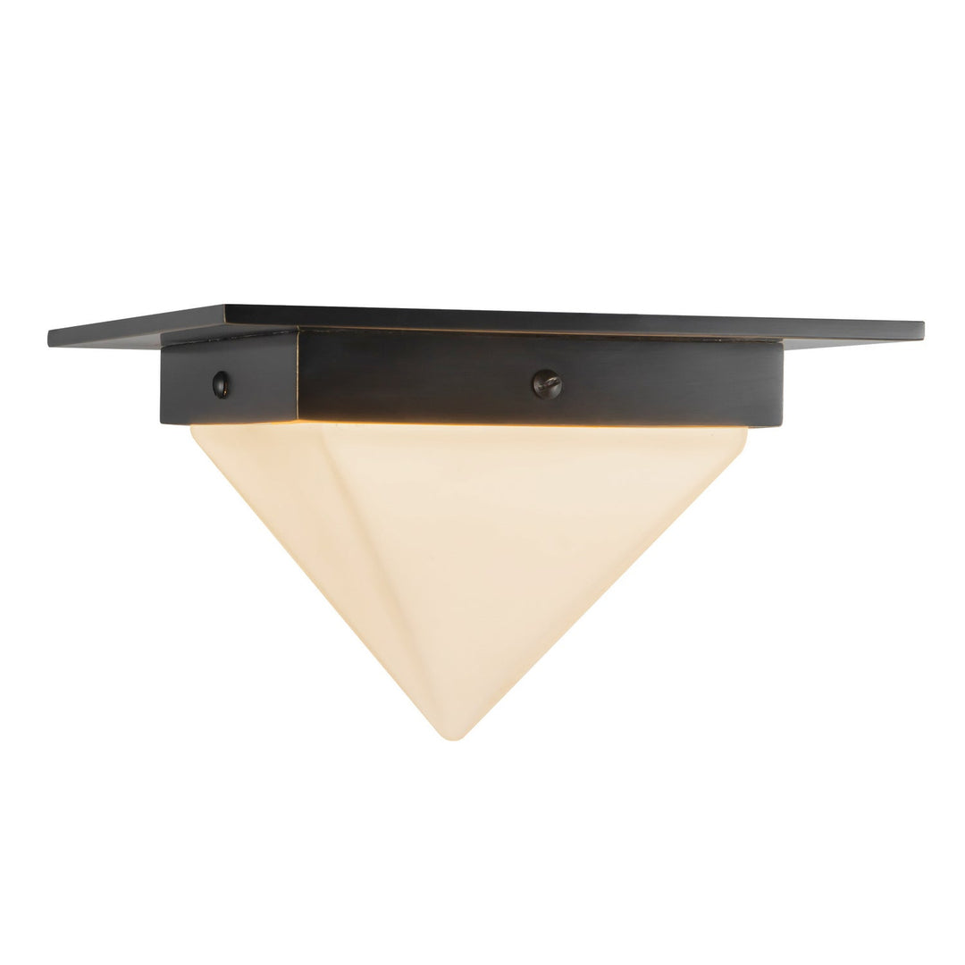 Alora Canada - FM345084UBOP - One Light Flush Mount - Mineral - Urban Bronze/Matte Opal Glass