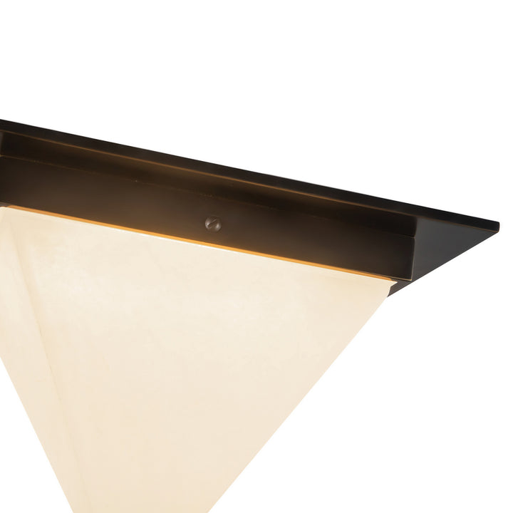 Alora Canada - FM345119UBAR - One Light Flush Mount - Mineral - Urban Bronze/Alabaster