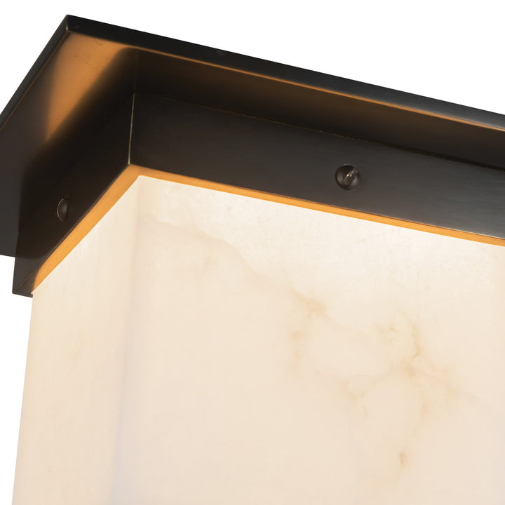 Alora Canada - FM356085UBAR - One Light Flush Mount - Mineral - Urban Bronze/Alabaster