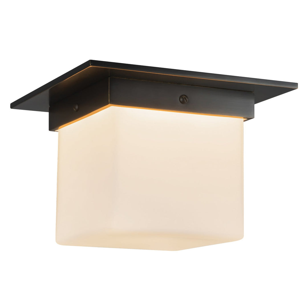 Alora Canada - FM356085UBOP - One Light Flush Mount - Mineral - Urban Bronze/Matte Opal Glass