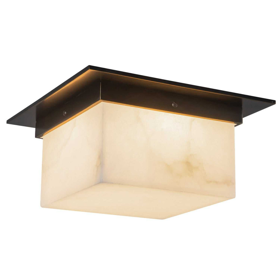 Alora Canada - FM356115UBAR - Two Light Flush Mount - Mineral - Urban Bronze/Alabaster