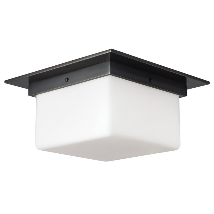 Alora Canada - FM356115UBOP - Two Light Flush Mount - Mineral - Urban Bronze/Matte Opal Glass