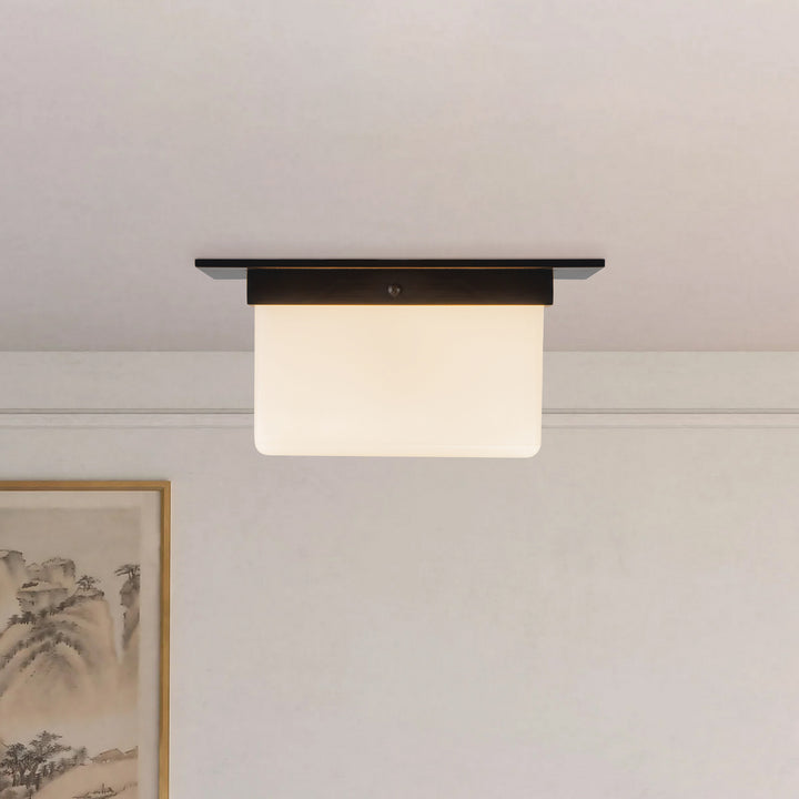 Alora Canada - FM356115UBOP - Two Light Flush Mount - Mineral - Urban Bronze/Matte Opal Glass