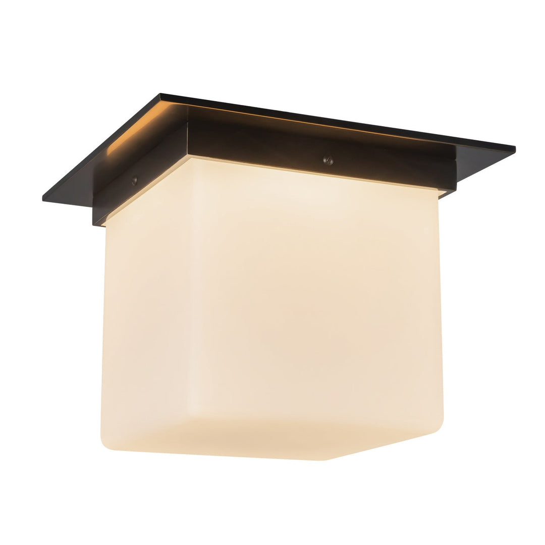 Alora Canada - FM356118UBOP - One Light Flush Mount - Mineral - Urban Bronze/Matte Opal Glass