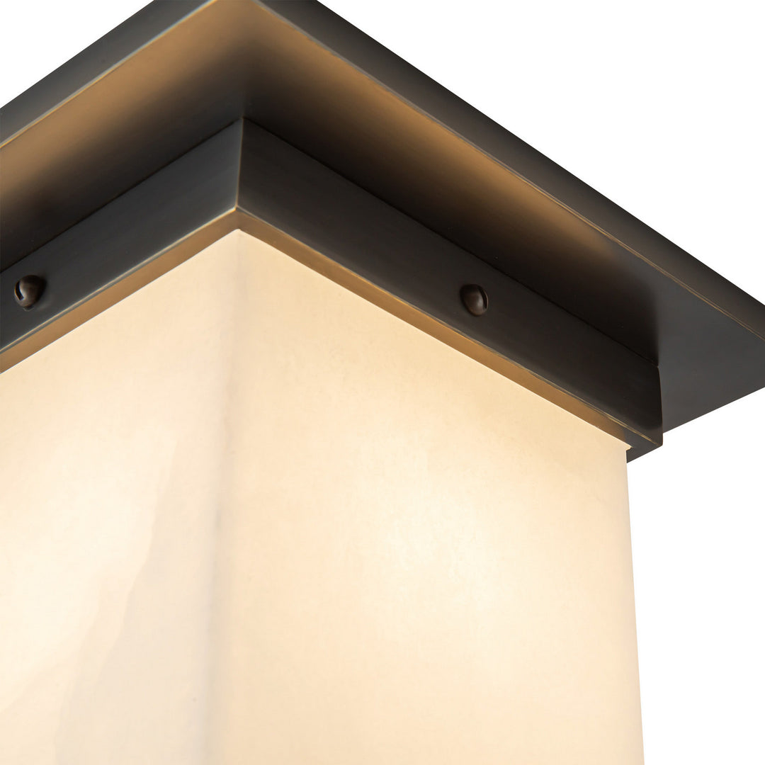 Alora Canada - FM356808UBAR - One Light Flush Mount - Mineral - Urban Bronze/Alabaster