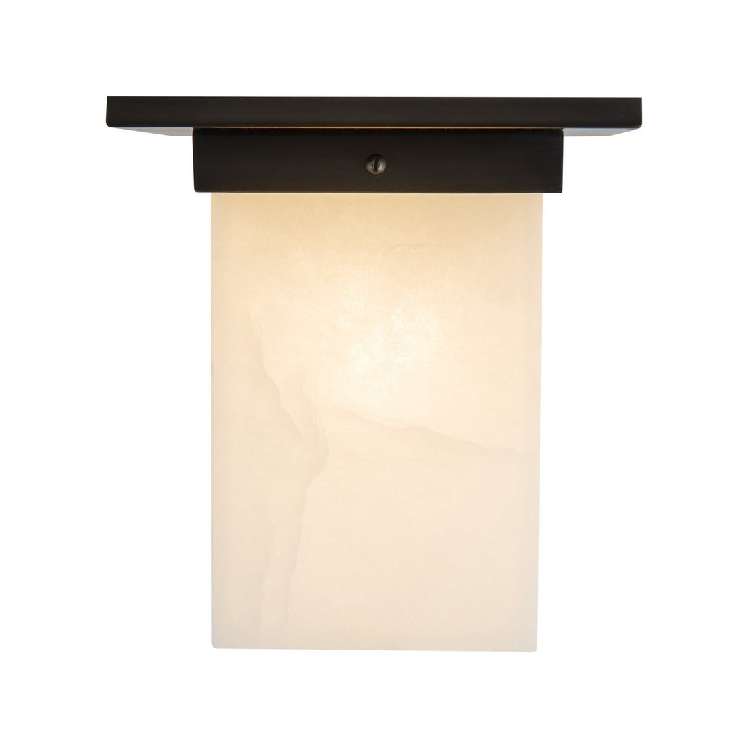 Alora Canada - FM356808UBAR - One Light Flush Mount - Mineral - Urban Bronze/Alabaster