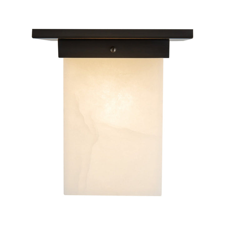 Alora Canada - FM356808UBAR - One Light Flush Mount - Mineral - Urban Bronze/Alabaster