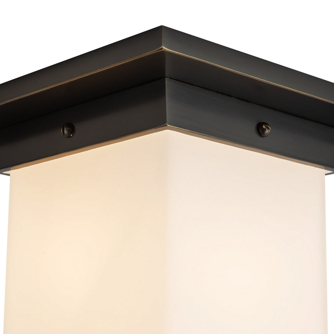 Alora Canada - FM356808UBOP - One Light Flush Mount - Mineral - Urban Bronze/Matte Opal Glass