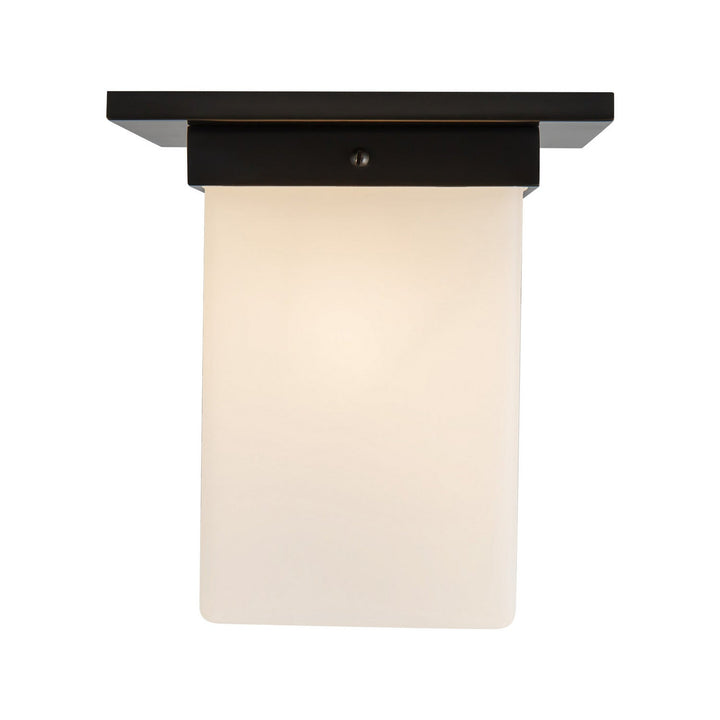 Alora Canada - FM356808UBOP - One Light Flush Mount - Mineral - Urban Bronze/Matte Opal Glass