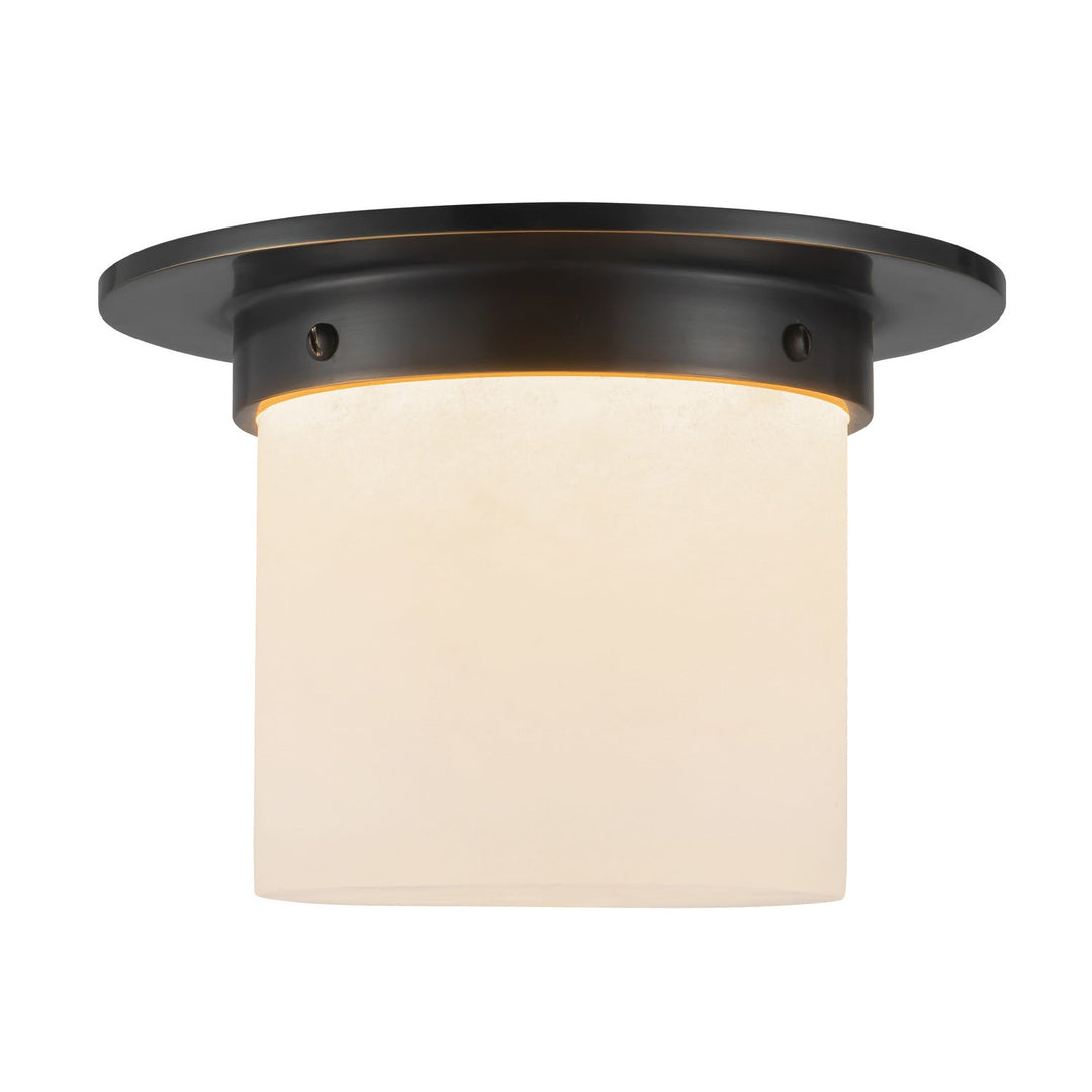 Alora Canada - FM360085UBAR - One Light Flush Mount - Mineral - Urban Bronze/Alabaster