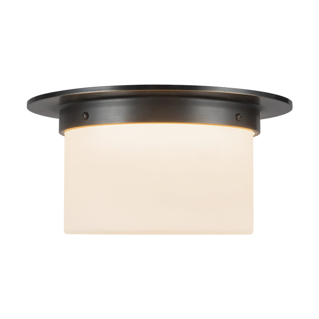 Alora Canada - FM360115UBOP - Two Light Flush Mount - Mineral - Urban Bronze/Matte Opal Glass