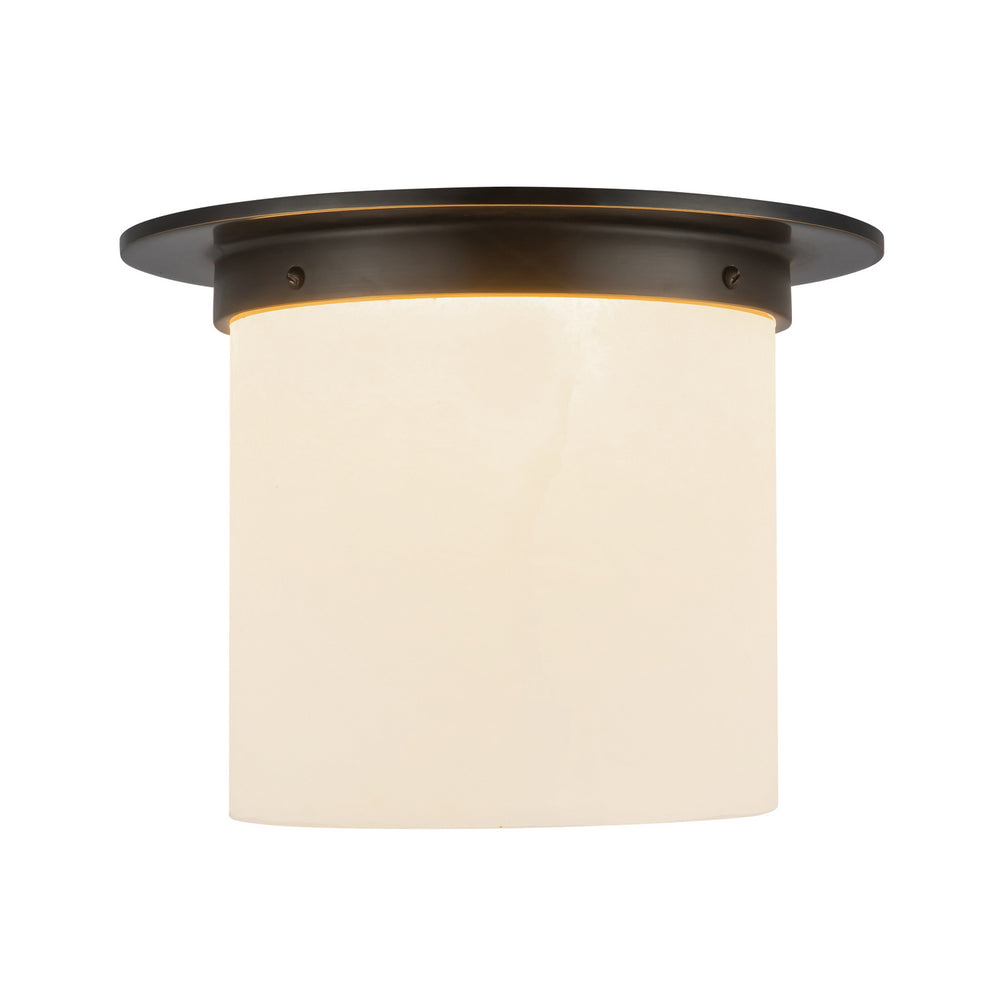 Alora Canada - FM360118UBAR - One Light Flush Mount - Mineral - Urban Bronze/Alabaster