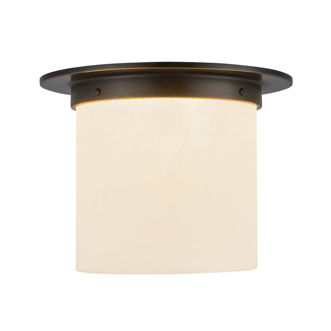 Alora Canada - FM360118UBAR - One Light Flush Mount - Mineral - Urban Bronze/Alabaster