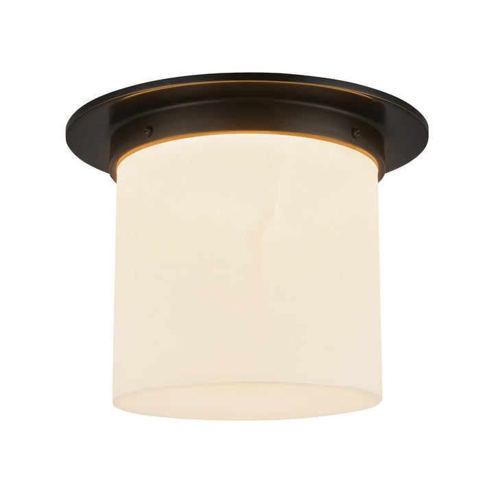 Alora Canada - FM360118UBAR - One Light Flush Mount - Mineral - Urban Bronze/Alabaster