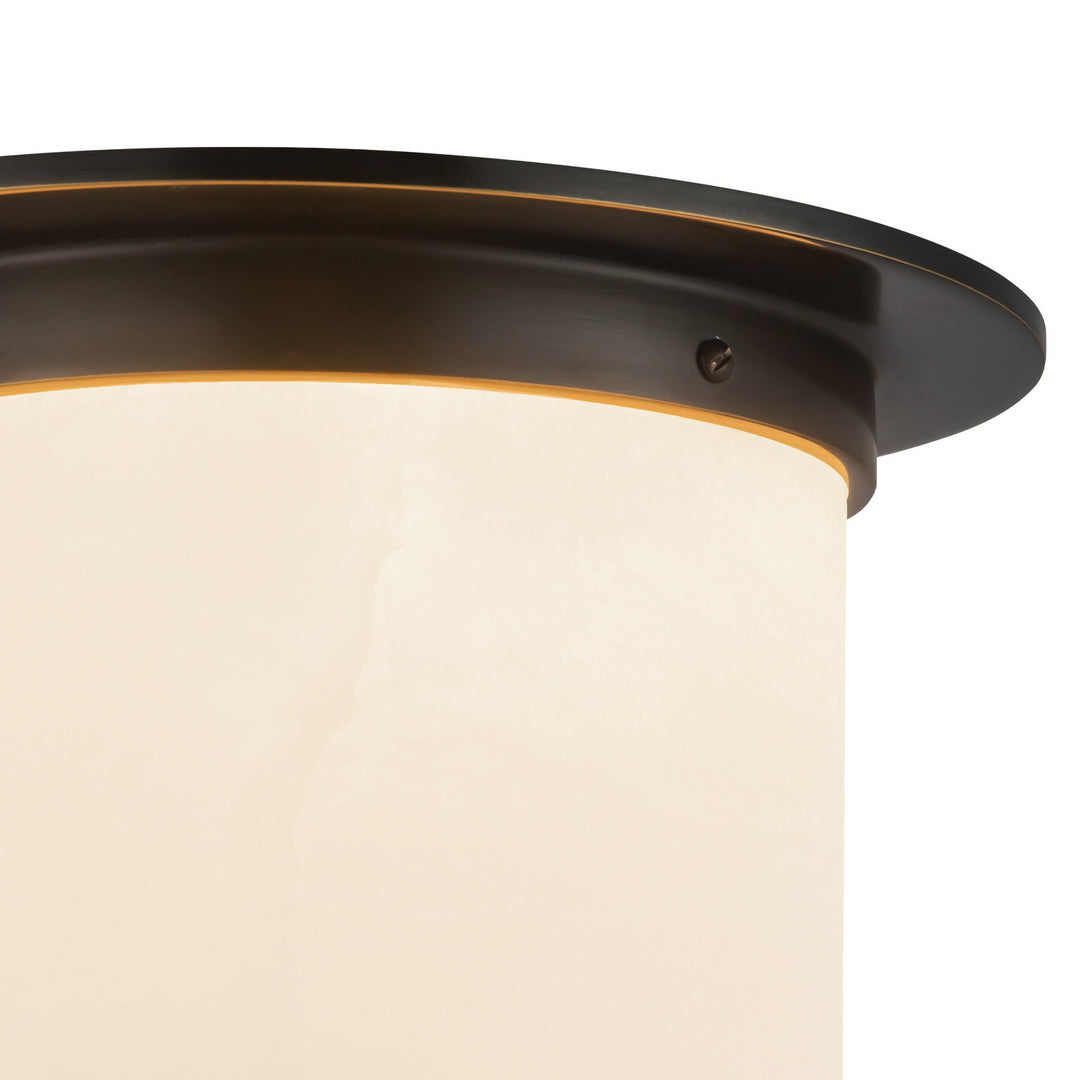 Alora Canada - FM360118UBAR - One Light Flush Mount - Mineral - Urban Bronze/Alabaster