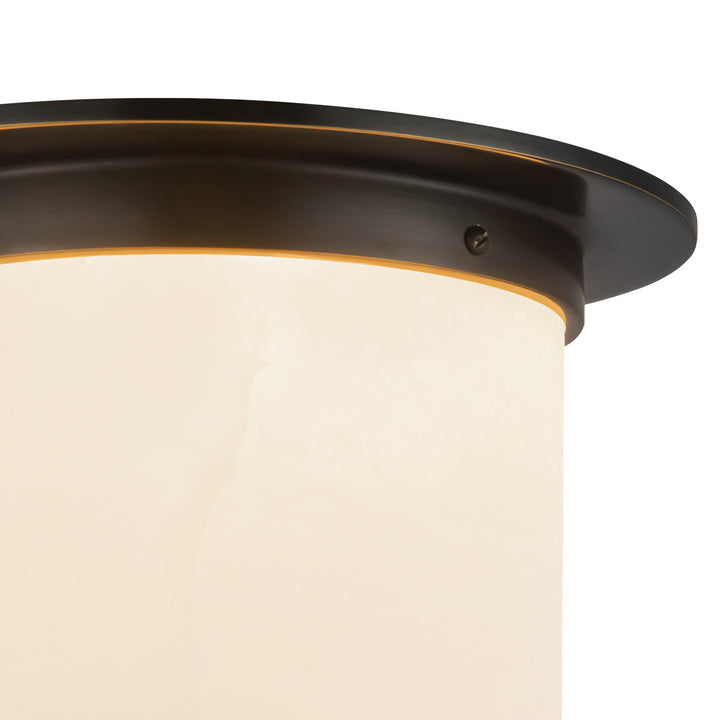 Alora Canada - FM360118UBAR - One Light Flush Mount - Mineral - Urban Bronze/Alabaster