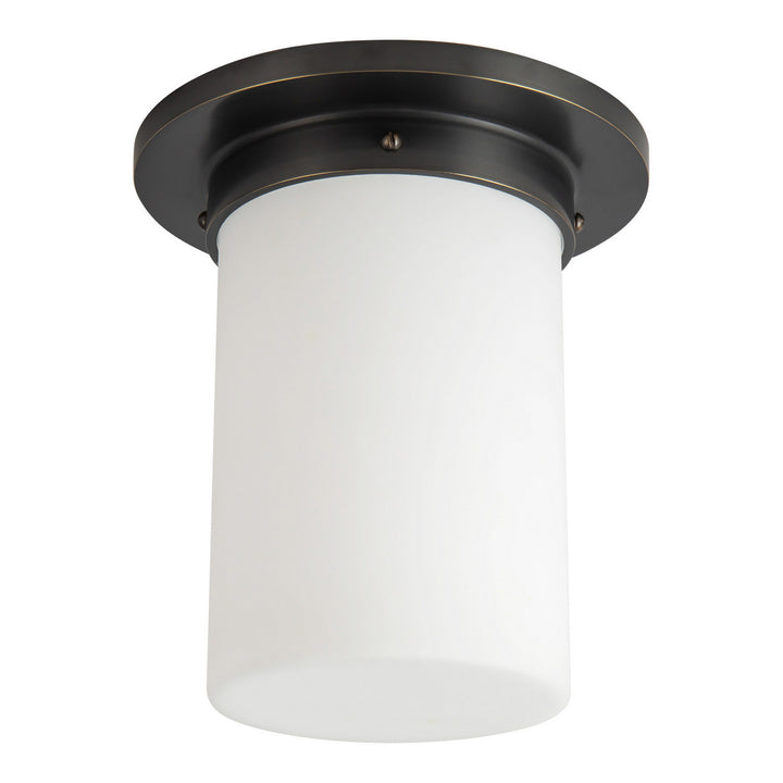 Alora Canada - FM360808UBOP - One Light Flush Mount - Mineral - Urban Bronze/Matte Opal Glass