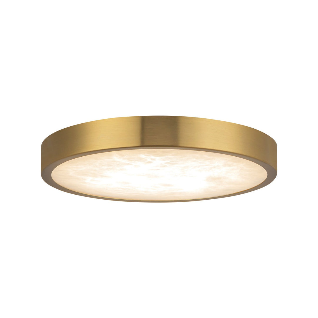 Alora Canada - FM653007BGAR - LED Flush Mount - Evelyn - Brushed Gold/Alabaster