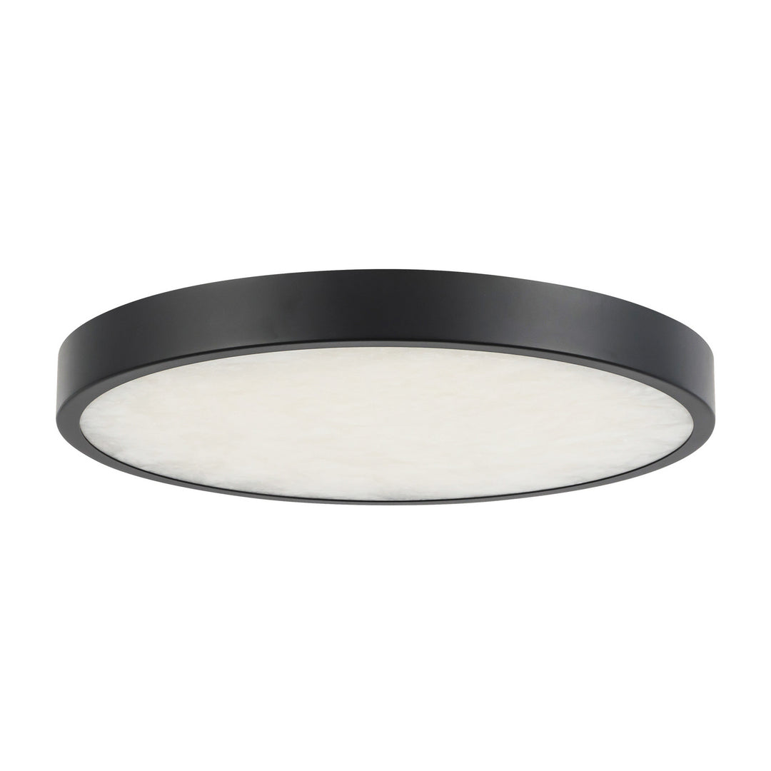 Alora Canada - FM653009MBAR - LED Flush Mount - Evelyn - Matte Black/Alabaster