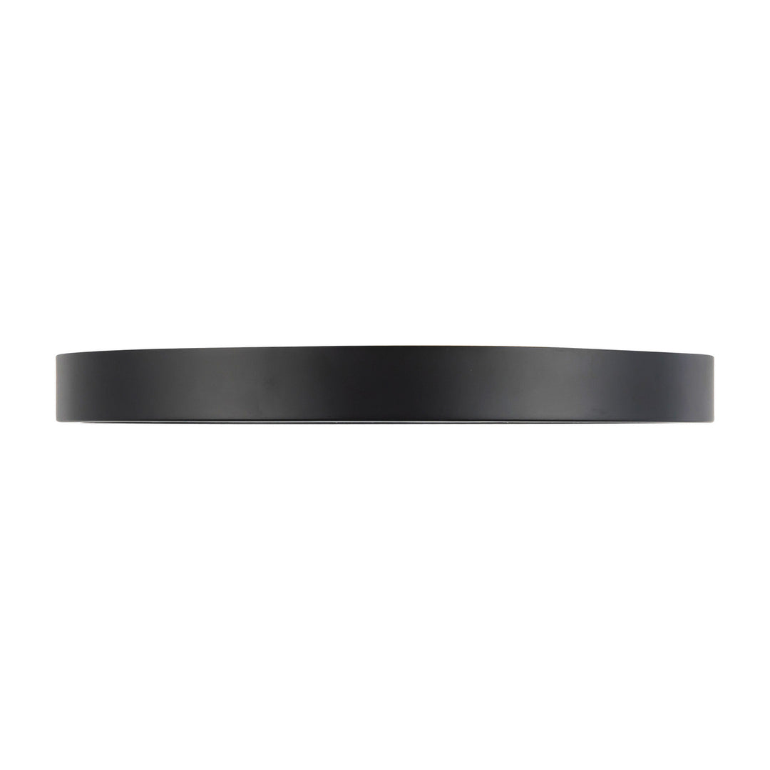 Alora Canada - FM653009MBAR - LED Flush Mount - Evelyn - Matte Black/Alabaster