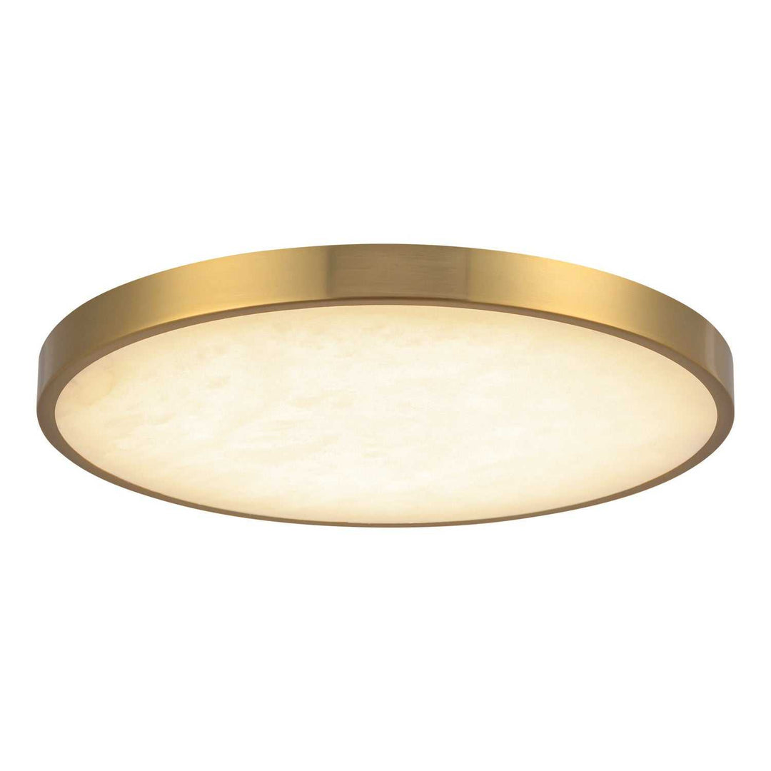 Alora Canada - FM653012BGAR - LED Flush Mount - Evelyn - Brushed Gold/Alabaster