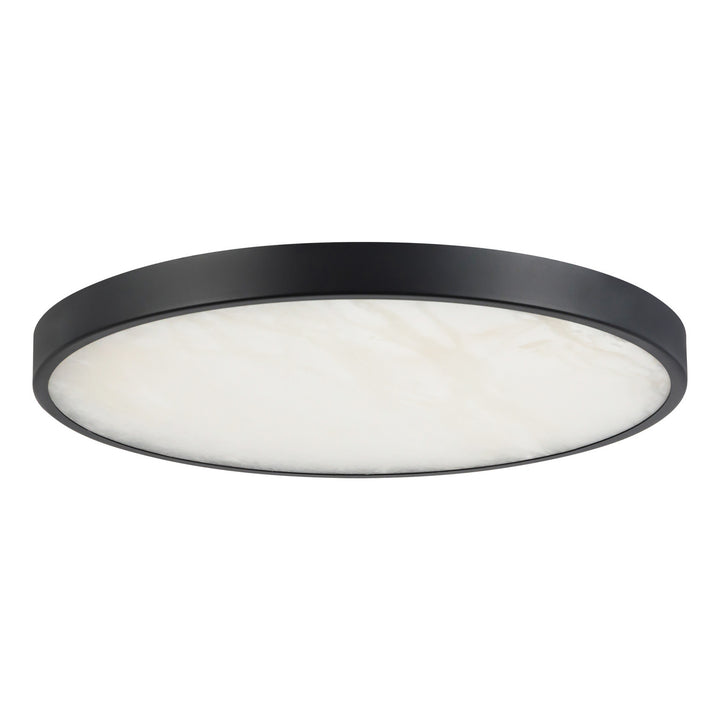 Alora Canada - FM653012MBAR - LED Flush Mount - Evelyn - Matte Black/Alabaster
