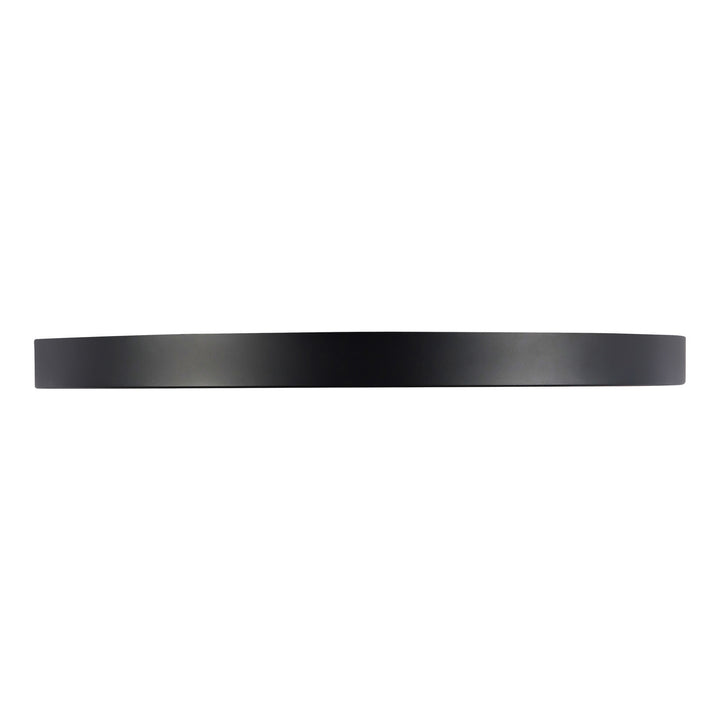 Alora Canada - FM653012MBAR - LED Flush Mount - Evelyn - Matte Black/Alabaster