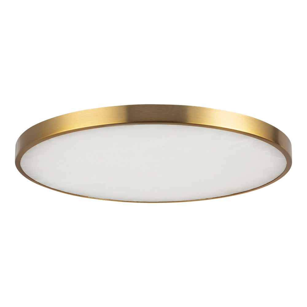 Alora Canada - FM653015BGAR - LED Flush Mount - Evelyn - Brushed Gold/Alabaster