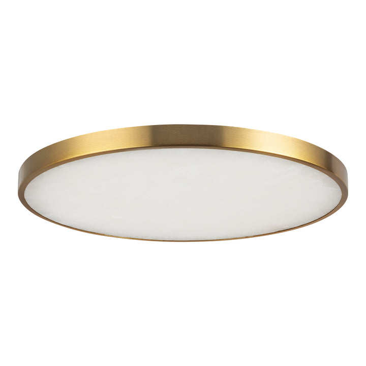 Alora Canada - FM653015BGAR - LED Flush Mount - Evelyn - Brushed Gold/Alabaster