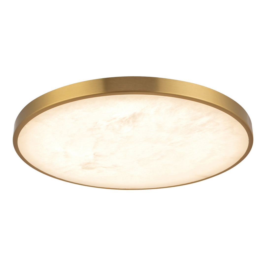 Alora Canada - FM653015BGAR - LED Flush Mount - Evelyn - Brushed Gold/Alabaster