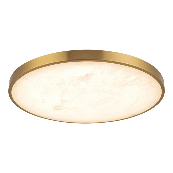 Alora Canada - FM653015BGAR - LED Flush Mount - Evelyn - Brushed Gold/Alabaster