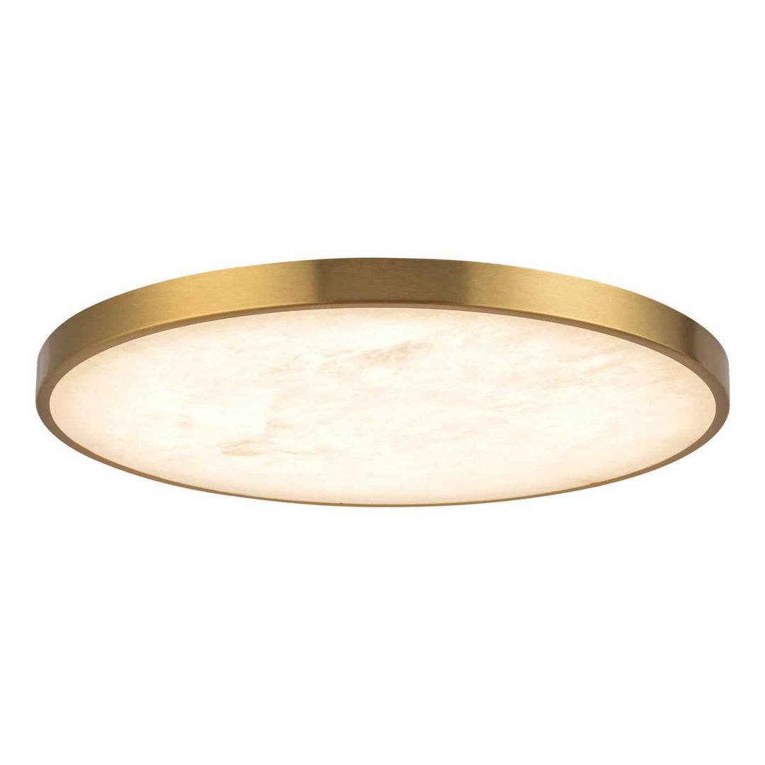 Alora Canada - FM653015BGAR - LED Flush Mount - Evelyn - Brushed Gold/Alabaster