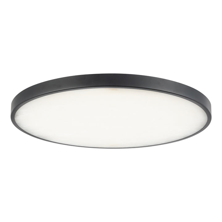 Alora Canada - FM653015MBAR - LED Flush Mount - Evelyn - Matte Black/Alabaster