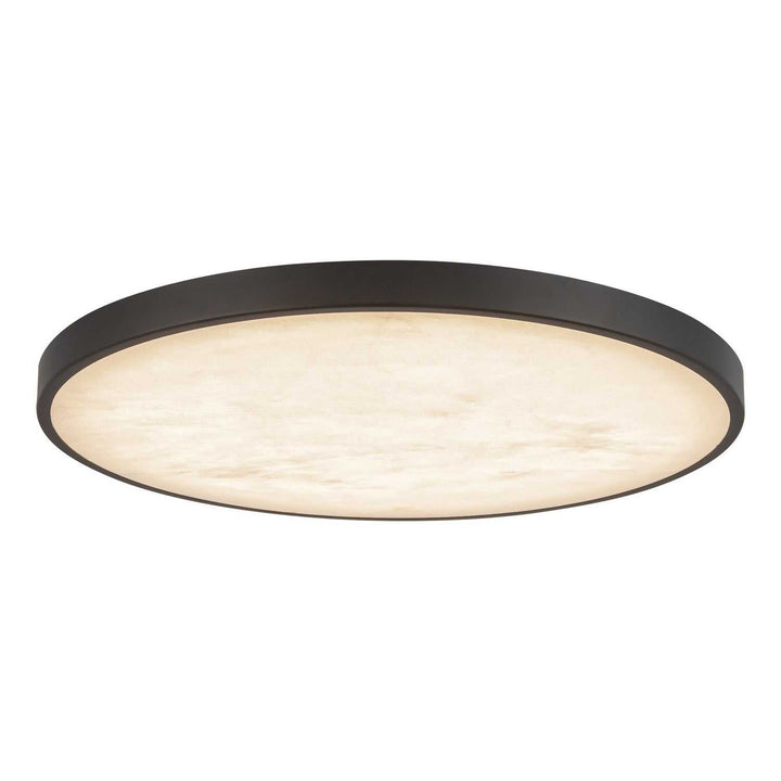 Alora Canada - FM653015MBAR - LED Flush Mount - Evelyn - Matte Black/Alabaster