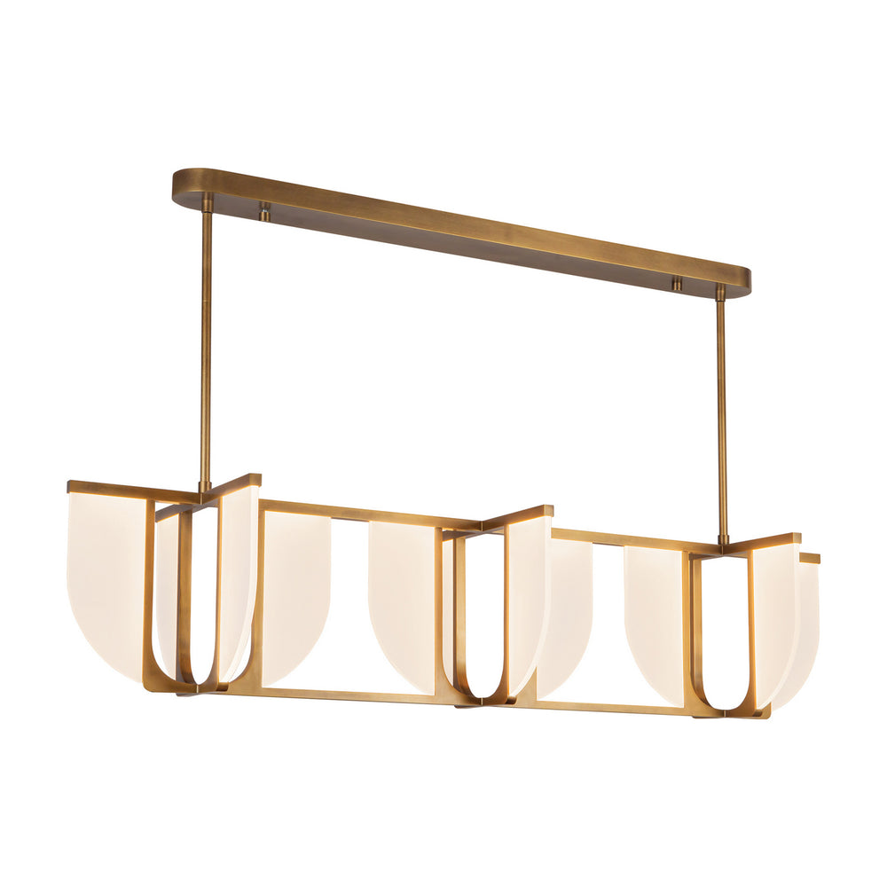 Alora Canada - LP336359VB - LED Linear Pendant - Anders - Vintage Brass