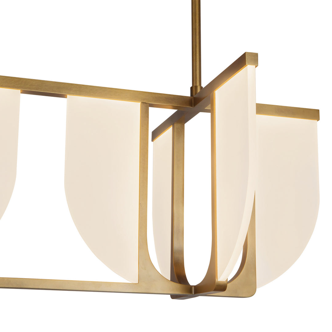 Alora Canada - LP336359VB - LED Linear Pendant - Anders - Vintage Brass