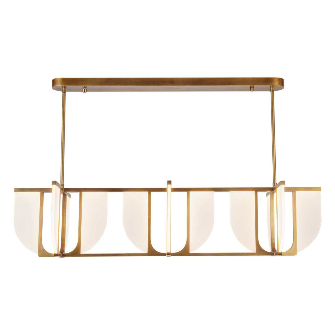Alora Canada - LP336359VB - LED Linear Pendant - Anders - Vintage Brass