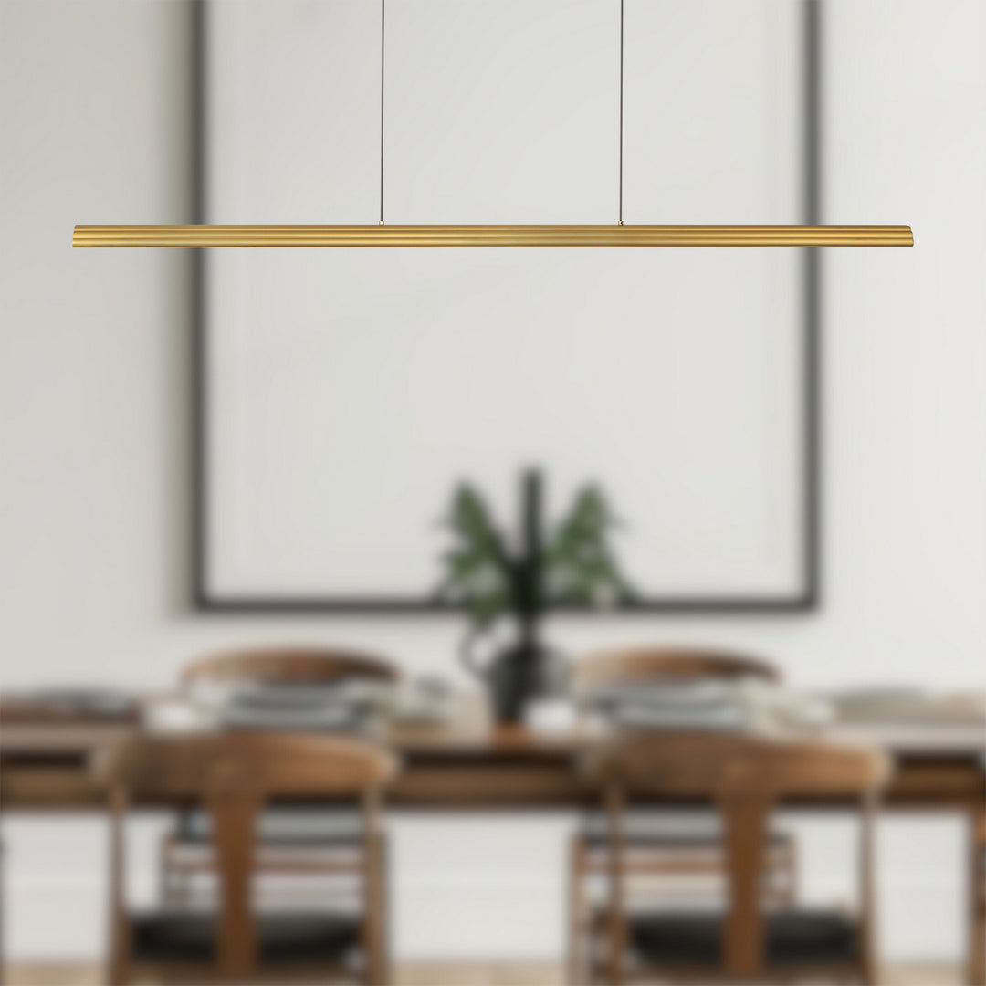 Alora Canada - LP403160BG - LED Linear Pendant - Dottie - Brushed Gold