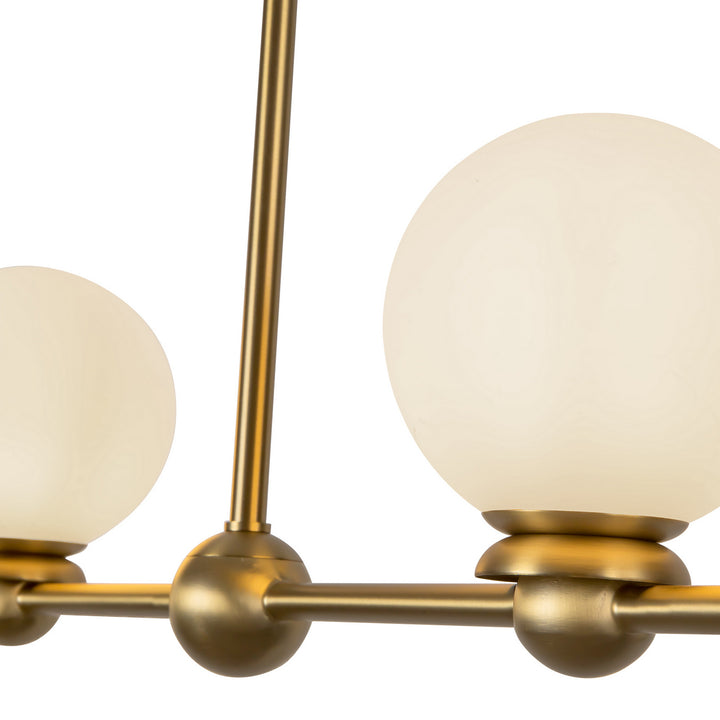 Alora Canada - LP408148BG - Four Light Linear Pendant - Beckett - Brushed Gold