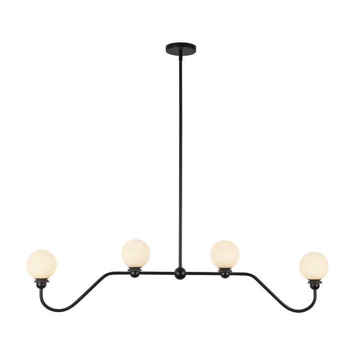 Alora Canada - LP408148MB - Four Light Linear Pendant - Beckett - Matte Black