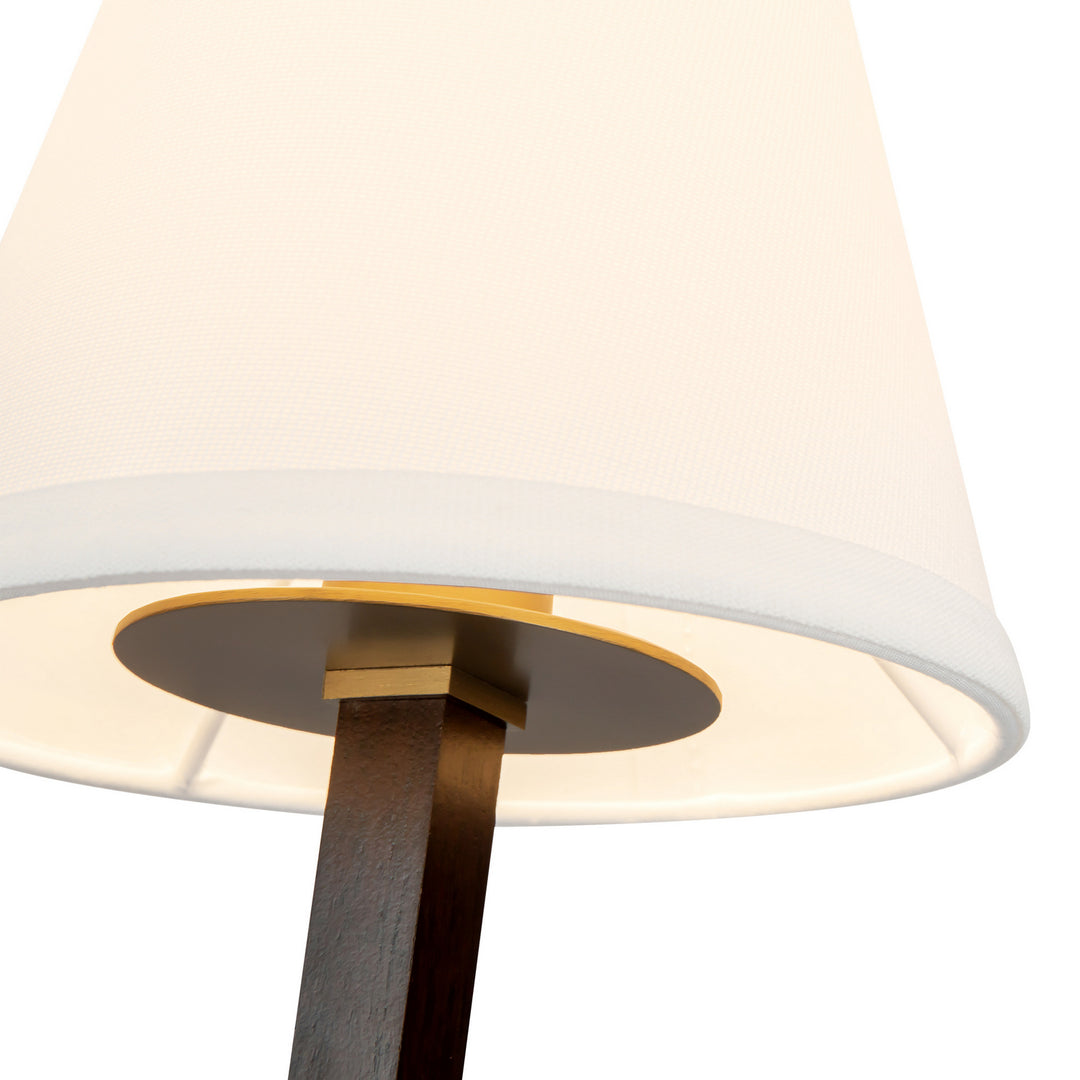 Alora Canada - LP445242BGWL - Two Light Linear Pendant - Sloan - Brushed Gold/White Linen